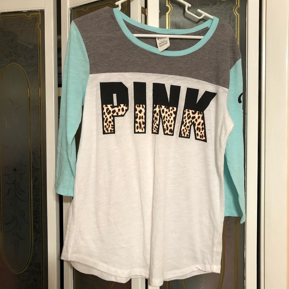 PINK VS 3/4 sleeve top